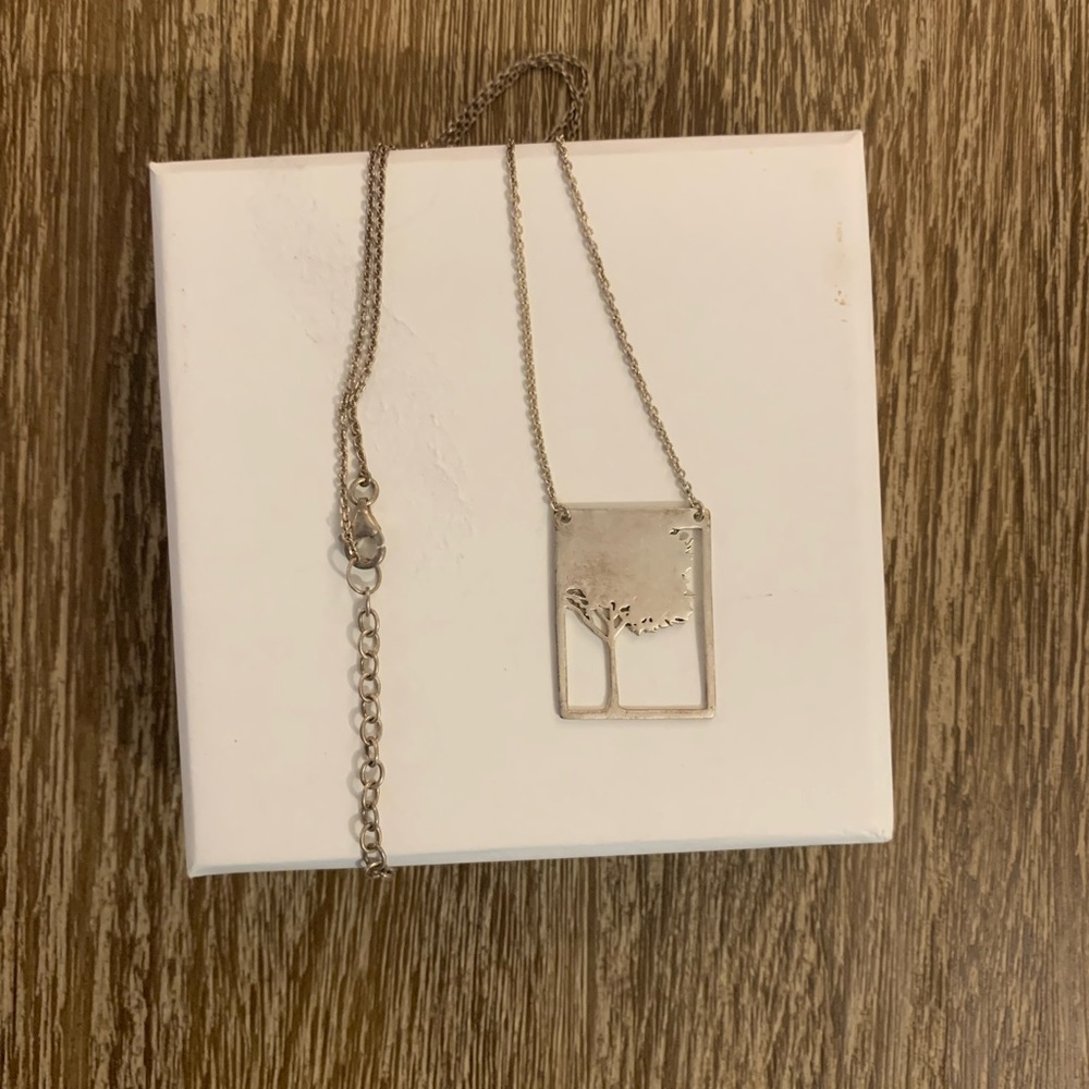 Stainless Steel Tree Necklace